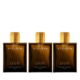 VILLAIN Men Set of 3 Long Lasting Oud Eau De Parfum - 100ml Each-16