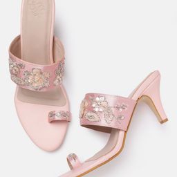 House of Pataudi Embellished Ethnic Slim Heels-picture-42