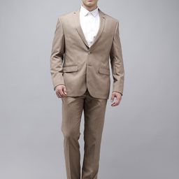 Van Heusen Slim Fit Striped Two-Piece Formal Suit-picture-34
