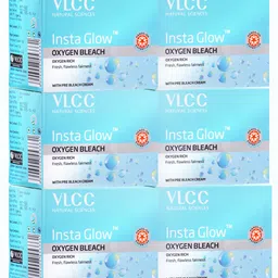 VLCC Set Of 6 Insta Glow Oxygen Bleach - 30 g Each-55
