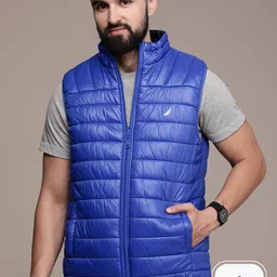Nautica Men Reversible Puffer Jacket-image-4