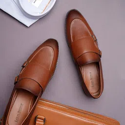 louis stitch Men Leatherette Slip On Formal Shoes-picture-36