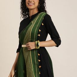 Taavi Pure Cotton Buti Handloom Dupatta-picture-49