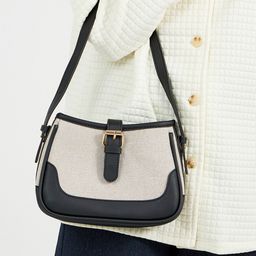 Styli Colourblocked PU Structured Sling Bag-image-60