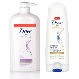 Dove Set Of Daily Shine Shampoo & Intense Repair Conditioner-10