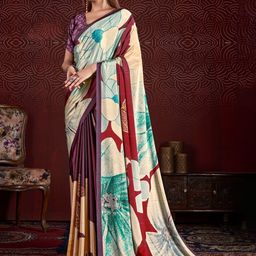 JIVORA Floral Printed Saree-picture-43