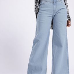 glitchez Women Flared Light Fade Stretchable Jeans-image-31