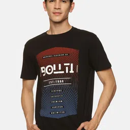 bollti Typography Printed Pure Cotton T-shirt-picture-1