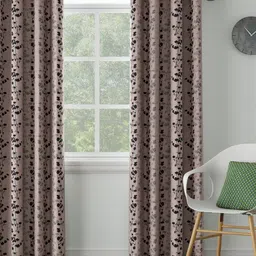 DDecor Beige Single Door Curtain-image-42
