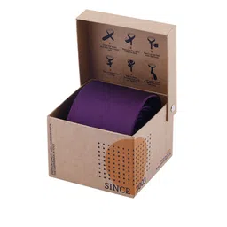 Tossido Purple Solid Broad Tie-picture-26