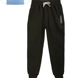 Lil Tomatoes Boys Olive Green Solid Joggers-image-69