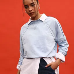 glitchez Raw Trims Terry Oversized Sweatshirt-image-59