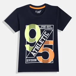 Eteenz Boys Typography Printed Premium Cotton T-shirt-image-68