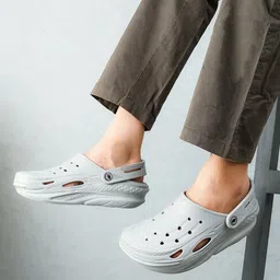 HRX by Hrithik Roshan Men Self-Design Clogs-13
