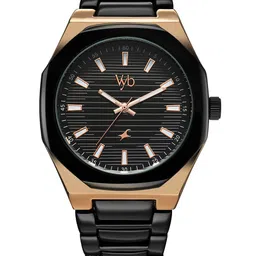 Fastrack Men Vyb Limitless Bracelet Style Straps Analogue Watch FV30012KM01W-53