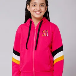 Alan Jones Girls Front-Open Hooded Sweatshirt-image-23