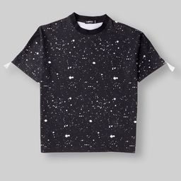 AMPED Boys Printed Round Neck Cotton T-shirt-image-46