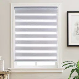 Deco Window Grey Single Zebra Roller Blind Curtains-picture-7