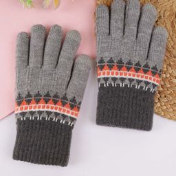 ELLIS Unisex Patterned Acrylic Touchscreen Gloves-image-59