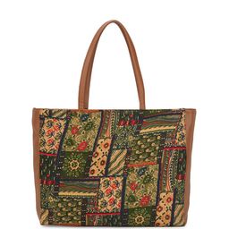 Globus Women Ethnic Motifs Printed Structured Shoulder Bag-image-100