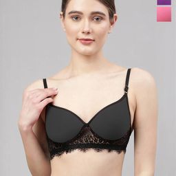 Samvar Multi Cotton Non-Wired Non Padded Minimizer Bra-picture-28