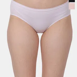 Amour Secret Pack Of 3 Mid-Rise Leak Proof Hipster Briefs-image-30
