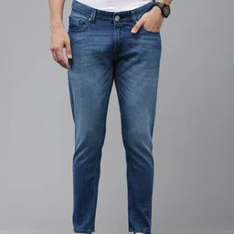 SPYKAR Men Pure Cotton Kano Tapered Fit Light Fade Jeans-picture-38