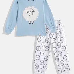 Moms Love Boys Printed Pure Cotton T-Shirt With Joggers-image-56