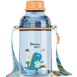 YK Blue Wildlife Plastic Printed Water Bottle 400 ML-image-20