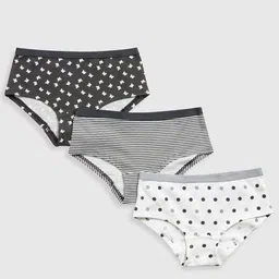 mothercare Girls Pack Of 3 Printed Hipster Briefs JM080-picture-43