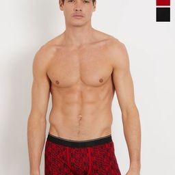 GUESS Pack Of 3 Men Solid Cotton Trunks U3BG25K6YW0P53M-image-73