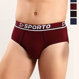 SPORTO Pack of 5 Cotton Men Basic Briefs 023F6_PEARL_55_PO6-picture-46