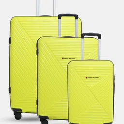 SWISS MILITARY Zurich Set Of 3 Hard Sided Trolley Bags-15