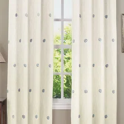 Dekor World Multicoloured Set of 2 Floral Door Curtain-49