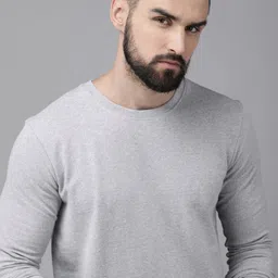 Roadster Men Solid Sweatshirt-image-64