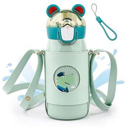 YK Green Single Stainless Steel Printed Water Bottle-picture-52