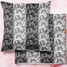 ArtzFolio Multicoloured Set of 2 Square Cushion Covers-11