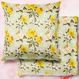 ArtzFolio Multicoloured Set of 2 Square Cushion Covers-9