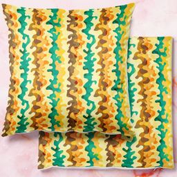 ArtzFolio Multicoloured Set of 2 Square Cushion Covers-image-85