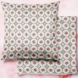 ArtzFolio Multicoloured Set of 2 Square Cushion Covers-20