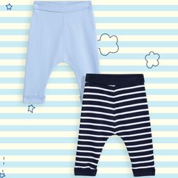 mothercare Boys Pack Of 2 Pure Cotton Joggers Trousers-image-94