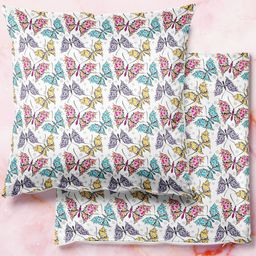 ArtzFolio Multicoloured Set of 2 Square Cushion Covers-15