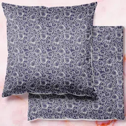 ArtzFolio Multicoloured Set of 2 Square Cushion Covers-37
