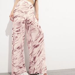 DressBerry Women Breezy Strokes Mesh Wide Leg Trousers-image-63