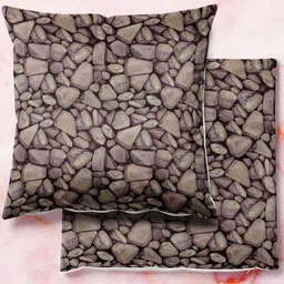 ArtzFolio Multicoloured Set of 2 Square Cushion Covers-9