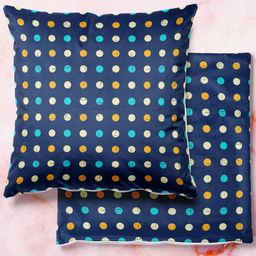 ArtzFolio Multicoloured Set of 2 Square Cushion Covers-image-28