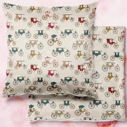 ArtzFolio Multicoloured Set of 2 Square Cushion Covers-10