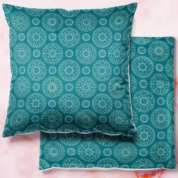 ArtzFolio Multicoloured Set of 2 Square Cushion Covers-picture-29
