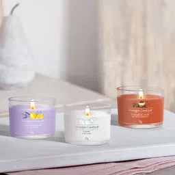 YANKEE CANDLE Set Of 3 Lemon Lavender Scented Candles-49