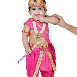 itsmycostume Infant Boys Woven Design Janamashtm Dress-picture-7